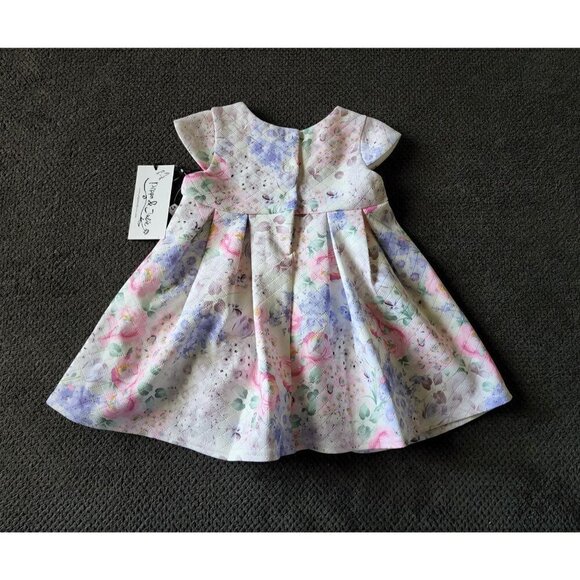 NWT Pippa & Julie baby girl floral print spring dress size 18 months - Picture 3 of 5
